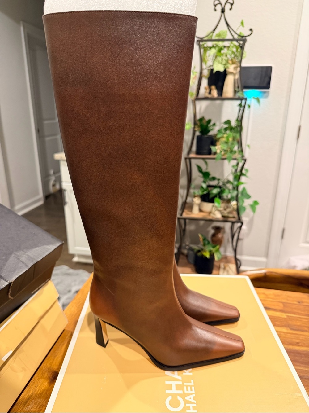 Michael Kors Dark Brown Over-the-Knee Boots - Picture 7 of 8